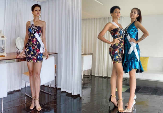 HHen Niê mặc váy hở bạo chụp ảnh dạ hội ở Miss Universe - 3