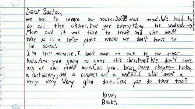 Xúc động lá thư của bé trai 7 tuổi xin ông già Noel tặng một người bố tốt - Ảnh 1.