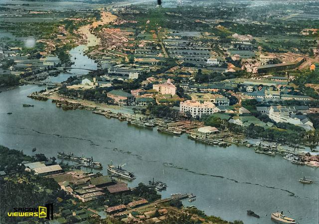 Bộ ảnh phục chế màu Sài Gòn 100 năm trước đang được chia sẻ chóng mặt trên mạng bởi màu xanh ở Nhà thờ Đức Bà nhìn mới đẹp và lạ làm sao - Ảnh 10.