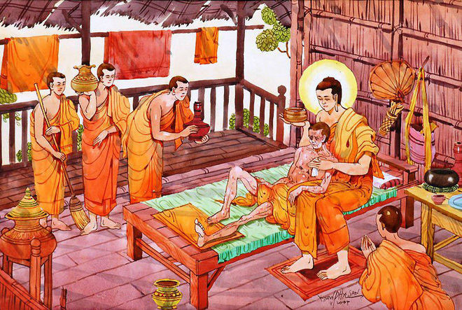  Sai đệ tử lấy nước tắm cho 1 người ốm, Đức Phật chỉ ra việc quan trọng cần phải làm để nhận được phúc báo - Ảnh 1.
