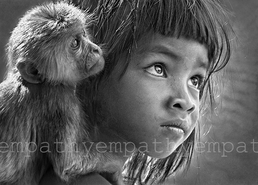Nhiếp ảnh Lê Hồng Linh bán đấu giá tác phẩm đạt giải quốc tế Bé và khỉ - 1