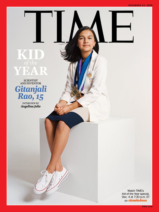Nữ sinh 15 tuổi tài năng giành danh hiệu “Trẻ em của năm” trên tạp chí Time - Ảnh 1.