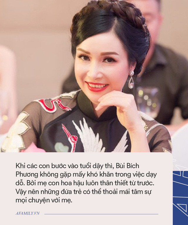 Hoa hậu Bùi Bích Phương: Ngày đăng quang được tặng chiếc xe đạp, giờ là doanh nhân giàu có, cách dạy con cực khác biệt  - Ảnh 5.