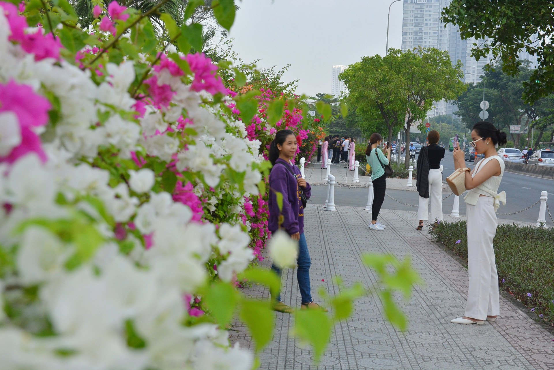 Giới trẻ tha hồ sống ảo bên tường hoa giấy cực đẹp ở Sài Gòn - 4