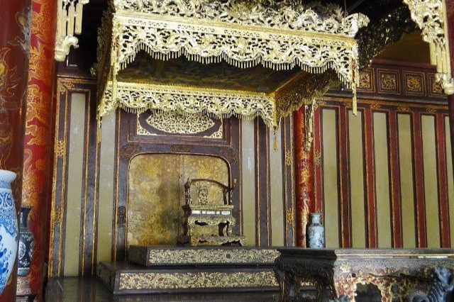 Ngắm ngôi điện đặt ngai vàng vua Nguyễn trước khi trùng tu - 20