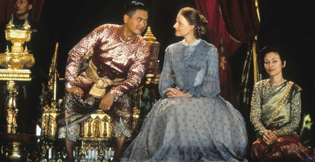 Châu Nhuận Phát và Jodie Foster trong phim 'Anna and the King'  /// ẢNH: TƯ LIỆU TỪ SÁCH