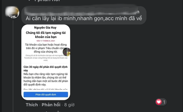  Cảnh báo: Tràn lan dịch vụ lấy lại Facebook bị khoá vì share link clip nhạy cảm, cẩn thận bị lừa đảo và lộ thông tin cá nhân! - Ảnh 3.