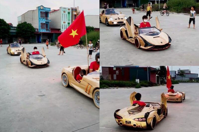 Chán làm siêu xe, thợ mộc Việt chuyển qua làm xe tăng bằng gỗ từ Mitsubishi ‘đời tống’ - Ảnh 6.