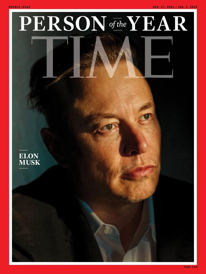 Tỷ phú giàu nhất thế giới Elon Musk được tạp chí Time vinh danh là 
