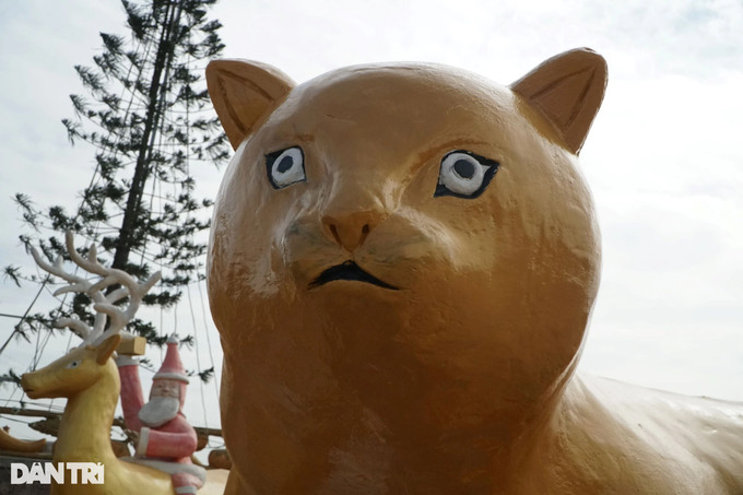 Tượng mèo độc lạ ở Thanh Hóa mở màn chuyên mục tượng hài chào xuân 2023 - 1