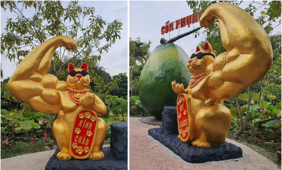 Muôn sắc thái hài hước của dàn linh vật mèo Tết Quý Mão khắp Việt Nam - 2