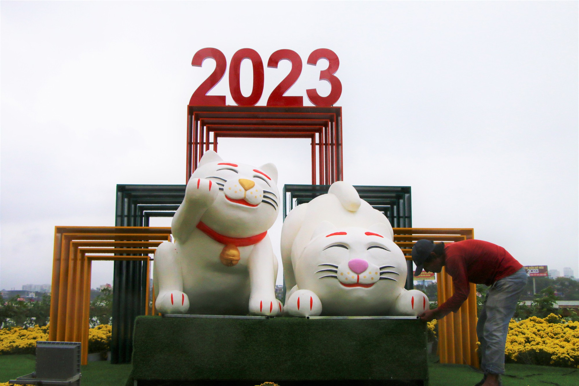 Linh vật mèo của tỉnh thành nào đẹp nhất Tết Quý Mão 2023? - Ảnh 17.