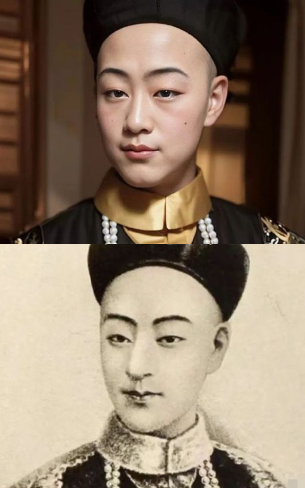 AI vẽ lại chân dung các Hoàng đế nhà Thanh: Càn Long trẻ trung hoạt bát, bất ngờ nhất là nhan sắc của Quang Tự - Ảnh 5.