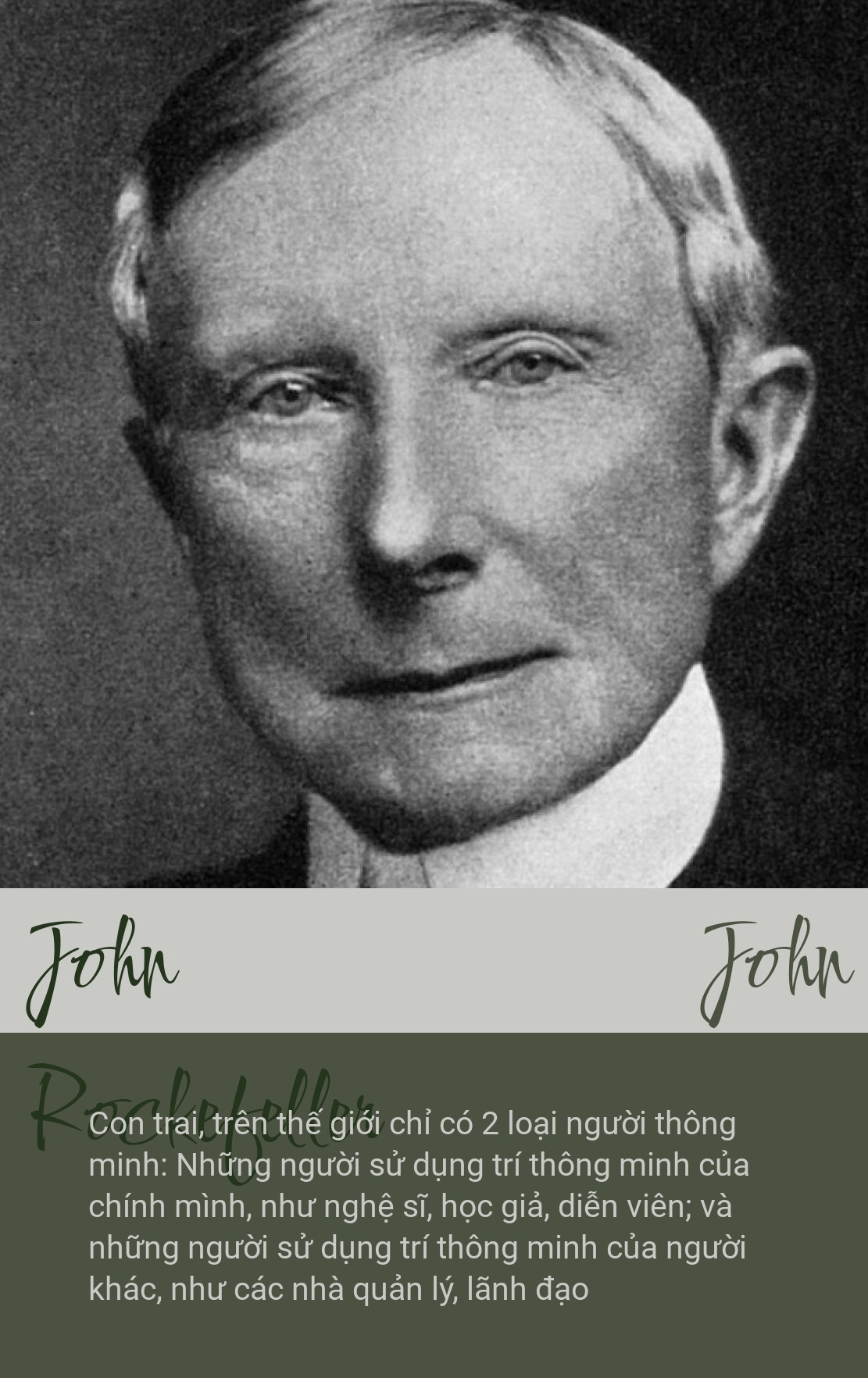 'Vua dầu mỏ' Rockefeller dạy con thấm thía: Cuộc sống là đấu trường, muốn thành công phải biết thông minh một cách ngu ngốc - Ảnh 1.