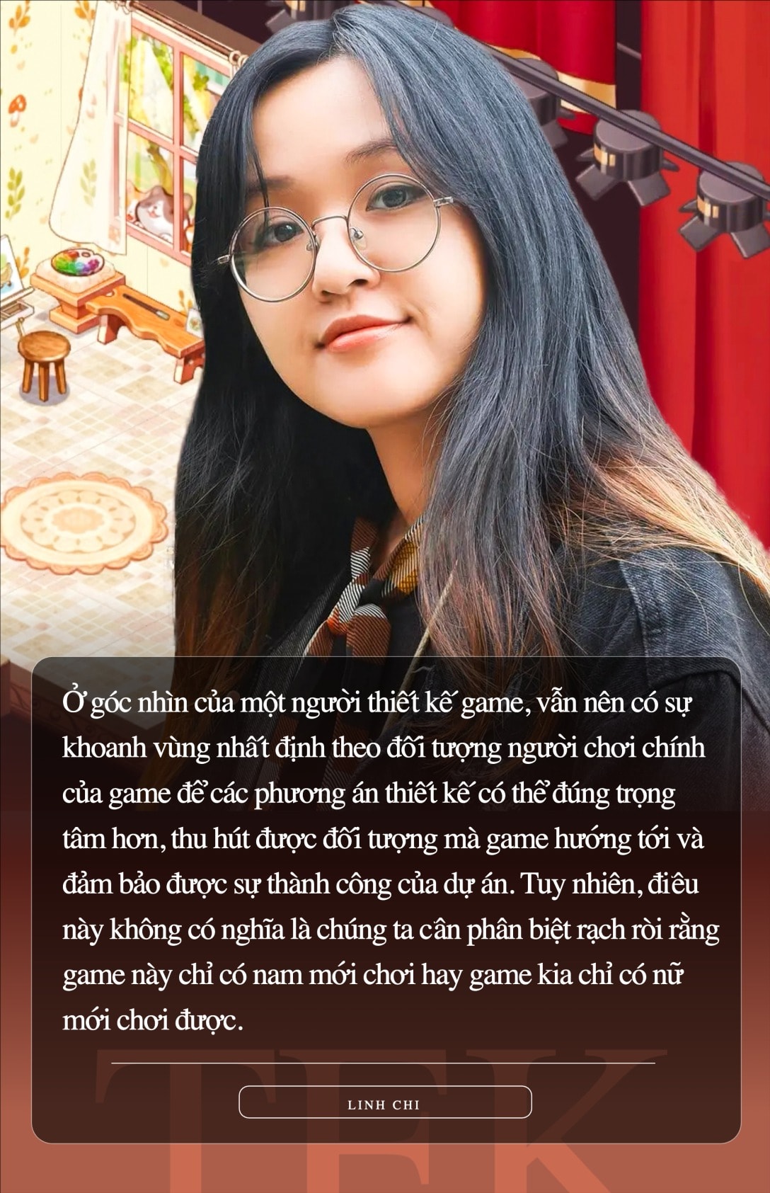 Chân dung Game Designer 9x xinh đẹp đứng sau 