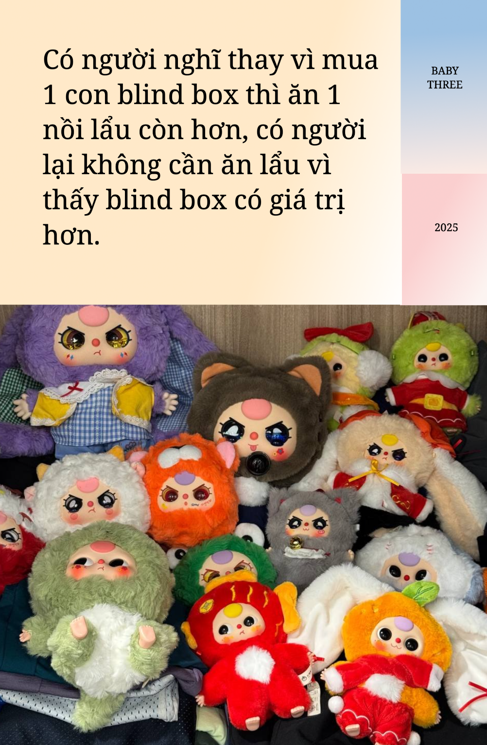 Chi 10 triệu - hơn cả chỉ vàng để mua Baby Three 