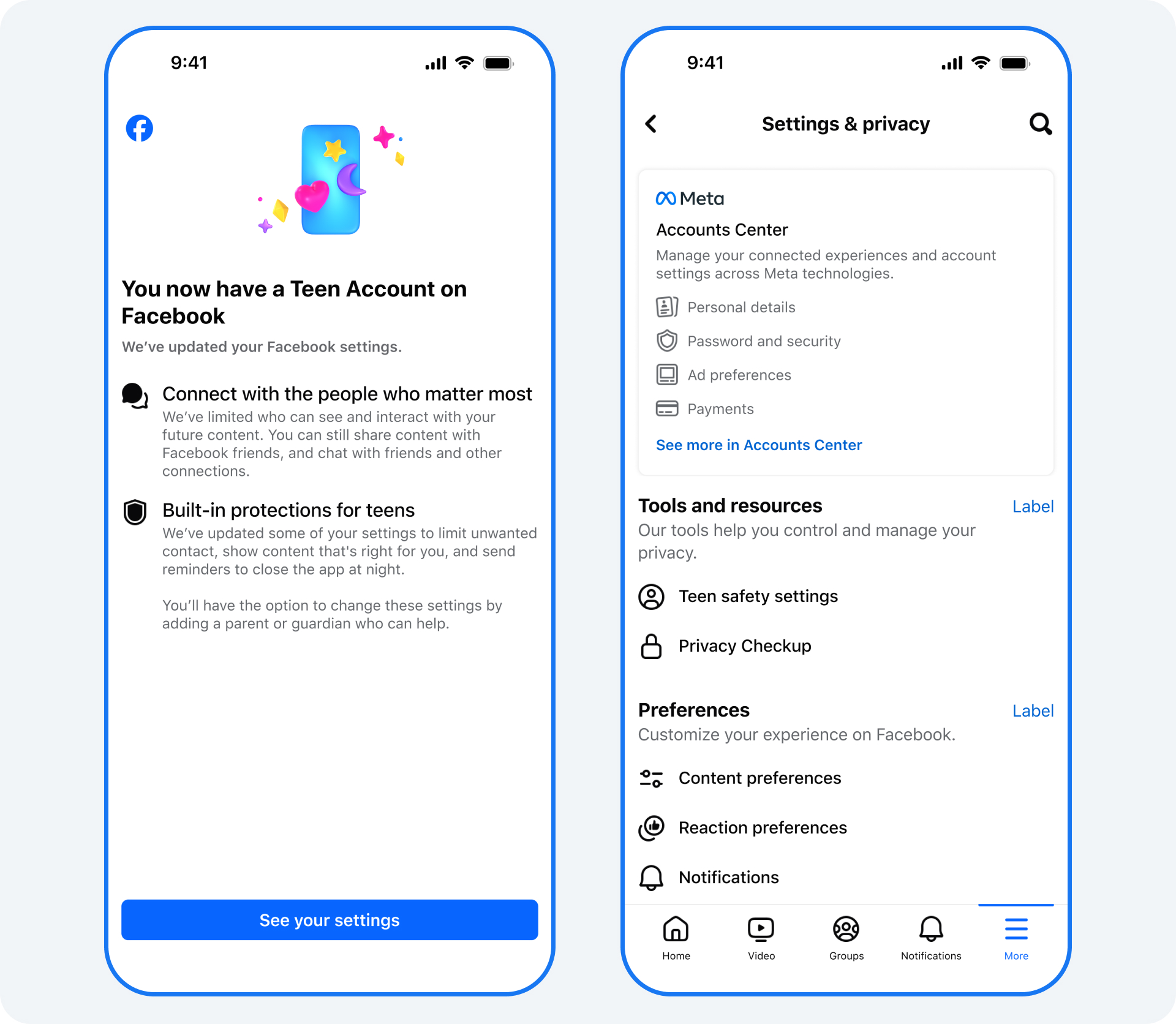 Facebook, Instagram triển khai tài khoản cho người dùng dưới 18 tuổi- Ảnh 1.