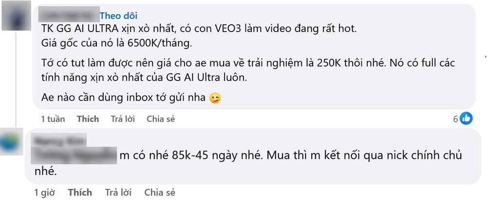 Cảnh giác tiền mất tật mang khi chạy theo “cơn sốt” AI tạo video Veo 3 - 2