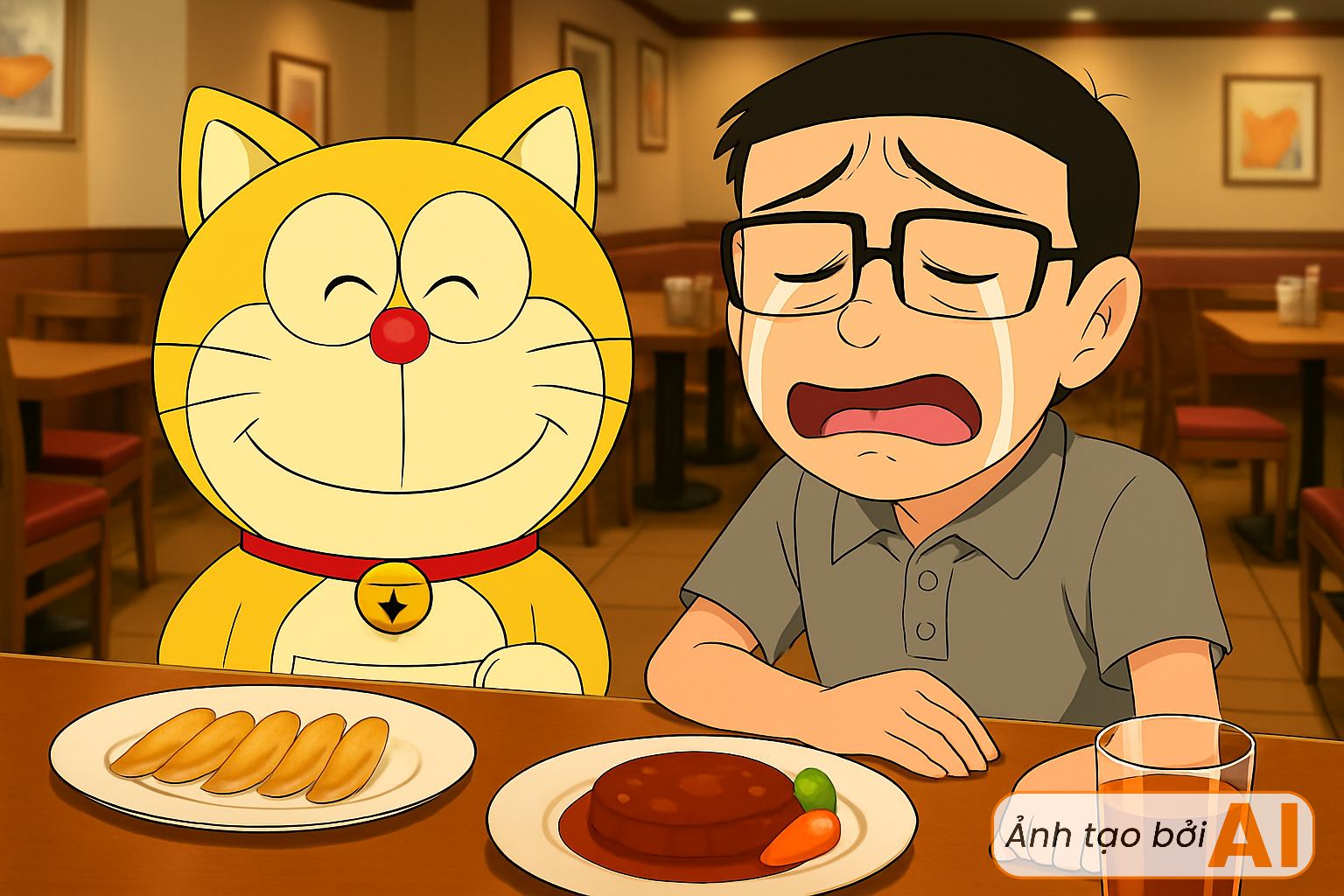 Nobita thất nghiệp, 40 tuổi đi họp lớp bỗng gặp một sinh vật màu vàng biết tiên tri: Vận mệnh đổi chiều từ đây?- Ảnh 3. Nobita thất nghiệp, 40 tuổi đi họp lớp bỗng gặp một sinh vật màu vàng biết tiên tri: Vận mệnh đổi chiều từ đây?- Ảnh 3.