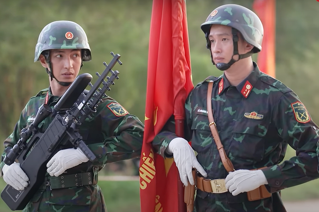 Lê Hoàng Hiệp chỉ nói vỏn vẹn 7 từ tại Sao nhập ngũ vẫn gây bão mạng - 1