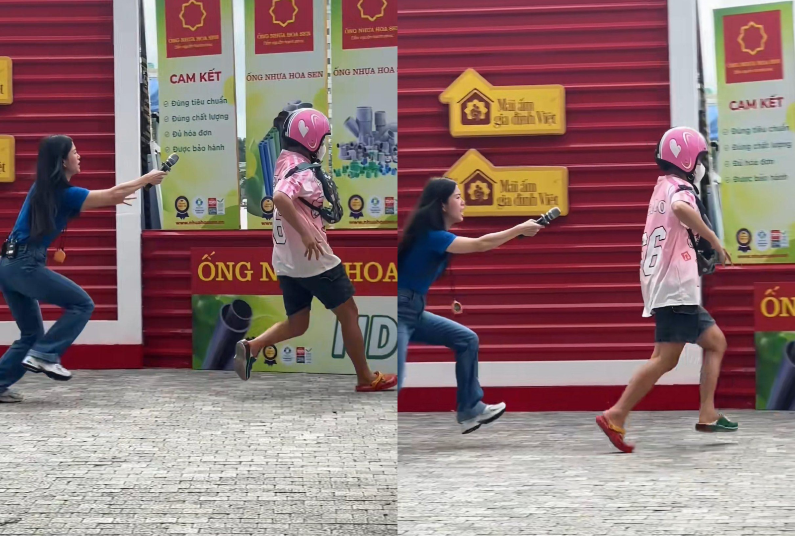 Người hướng nội đi làm từ thiện: Danh tính vị mạnh thường quân đi dép xanh đỏ hớt hải bỏ chạy sau khi trao quà gây bất ngờ- Ảnh 1.