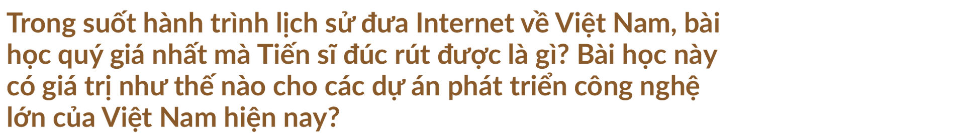 Cái vỗ vai và quyết định lịch sử đưa Internet vào Việt Nam - 32