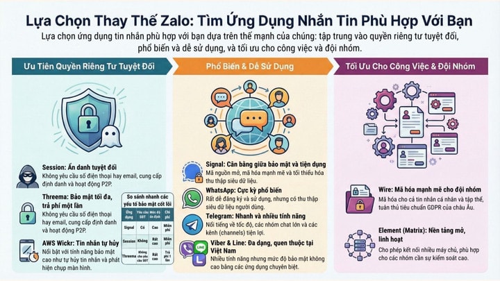 Chuyên gia Hiếu PC gợi ý ứng dụng thay thế Zalo cho người dùng an toàn hơn - Ảnh 1.