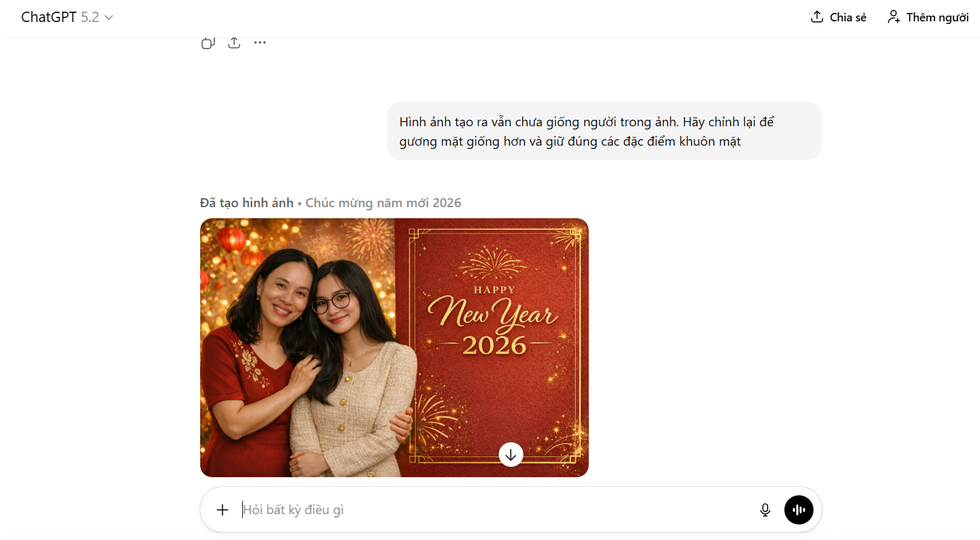 Hướng dẫn tạo ảnh chúc Tết cùng người thân ở xa bằng ChatGPT - 4