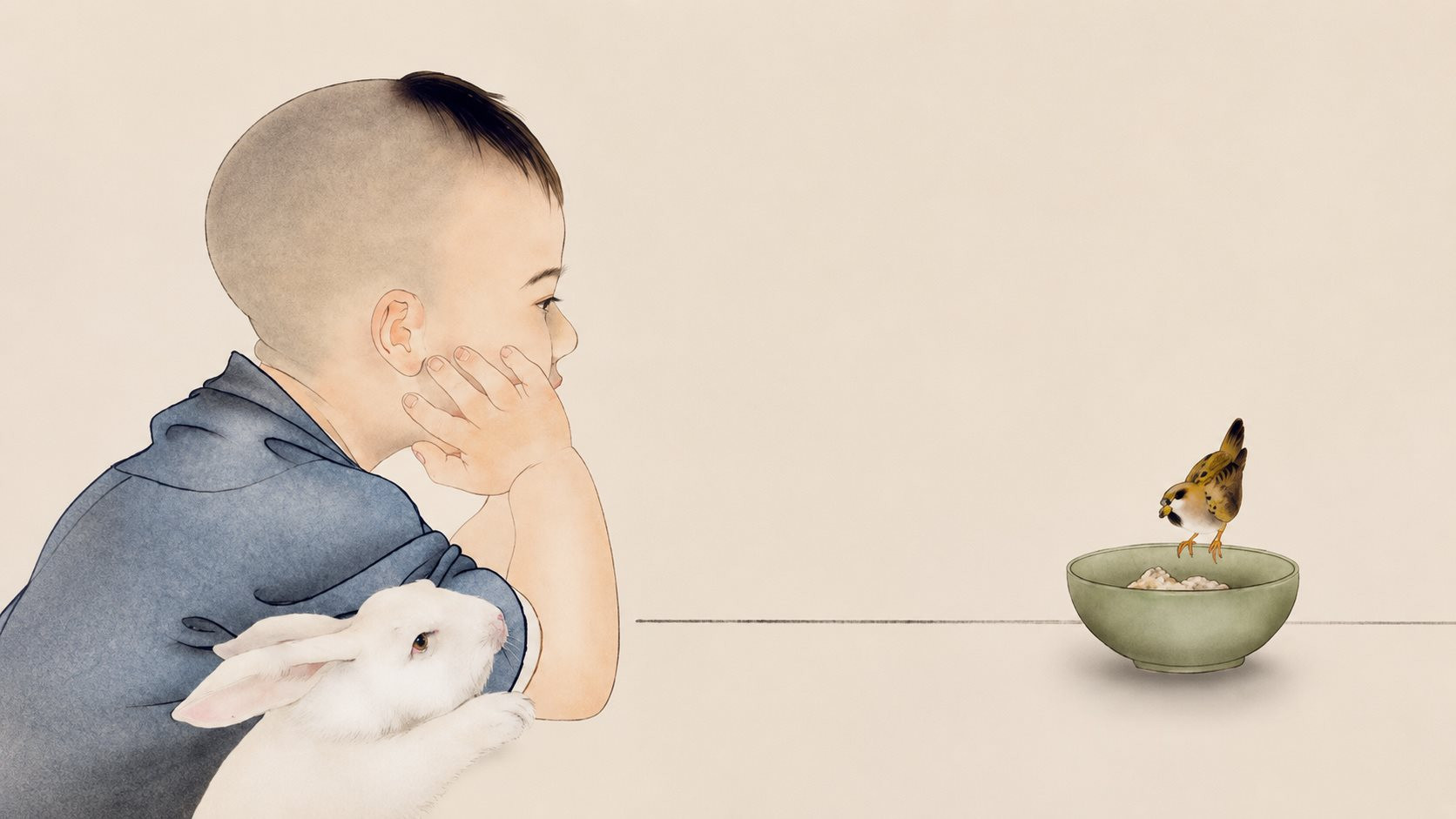 Thế giới trong giọt nước - Chim sẻ và chiếc lồng