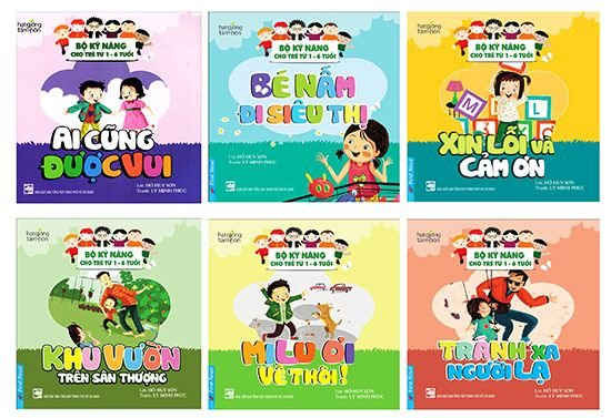 6 cuốn sách rèn luyện kỹ năng cho trẻ từ 1 – 6 tuổi 