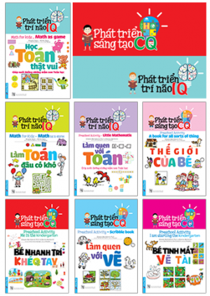 BỘ SÁCH PHÁT TRIỂN TRÍ NÃO - SÁNG TẠO IQ, CQ DÀNH CHO TRẺ