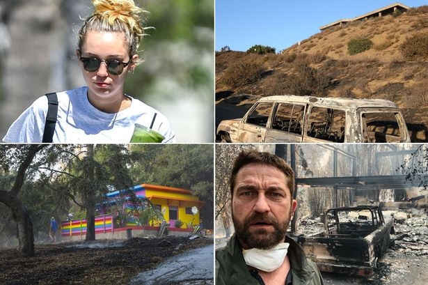 Miley Cyrus, Gerard Butler và nhiều sao Hollywood bị mất nhà triệu đô vì cháy rừng