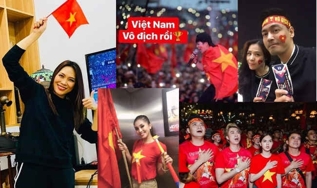 Sao Việt vỡ òa khi Việt Nam vô địch AFF Cup 2018