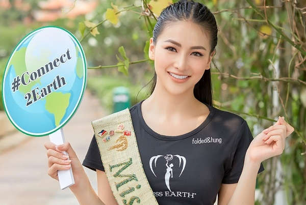 Sau khi đi nhặt rác, Hoa hậu Phương Khánh kêu gọi bảo vệ môi trường, hưởng ứng Giờ Trái đất 2019