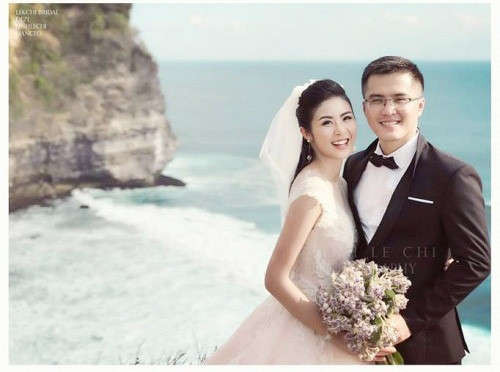 Hoa hậu Ngọc Hân đăng bức ảnh mập mờ về đám cưới trong năm 2019?