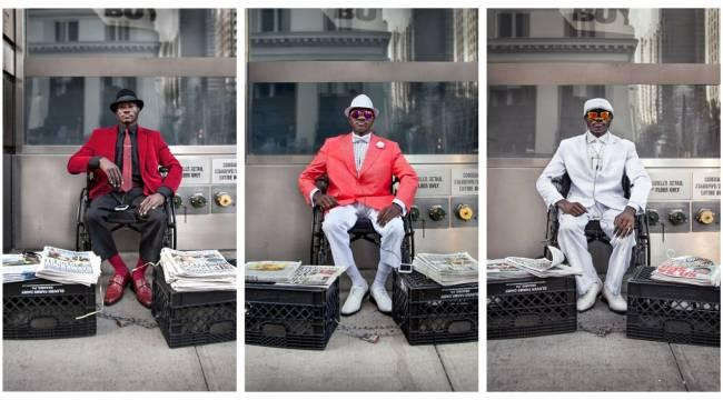 Bộ ảnh người bán báo vô gia cư có phong cách thời trang ‘chất’ nhất New York