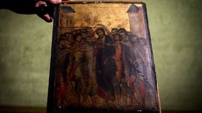 Bức họa trị giá 6,5 triệu USD của Cimabue được tìm thấy trong bếp