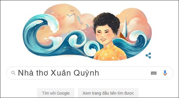Nhà thơ Xuân Quỳnh được Google vinh danh nhân sinh nhật lần thứ 77