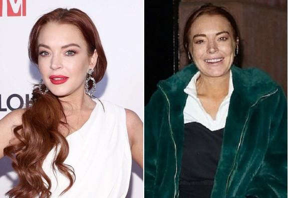 Lindsay Lohan lộ mặt mộc già nua đến khó tin