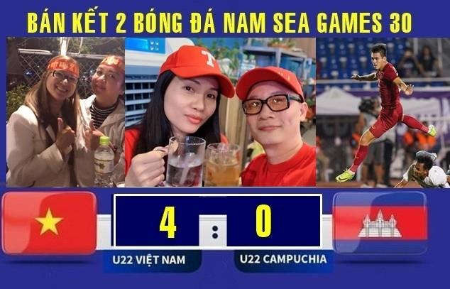 Sao Việt tưng bừng với chiến thắng 4 sao của U.22 Việt Nam