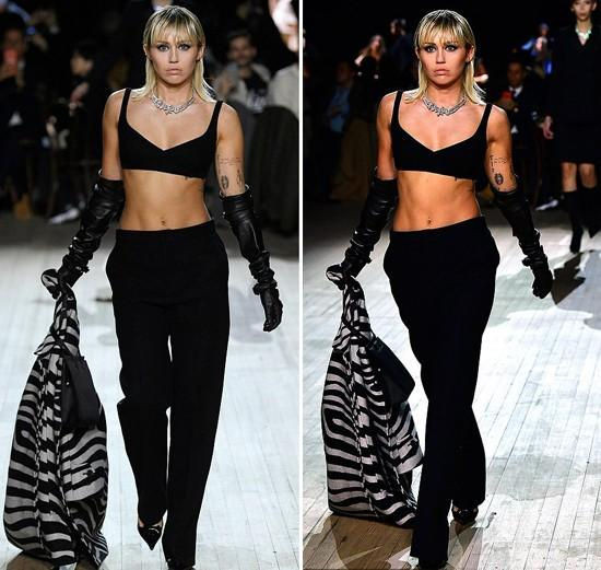 Miley Cyrus khoe cơ bụng chắc nịch khi làm mẫu trong show thời trang của Marc Jacobs
