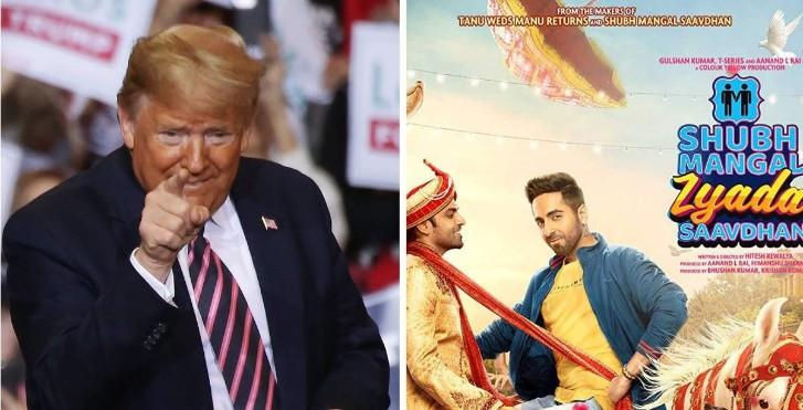 Ông Trump bất ngờ chia sẻ thông tin về phim điện ảnh đồng tính đầu tiên của Ấn Độ