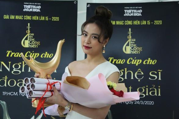 Hoàng Thùy Linh được 4 lần gọi tên chiến thắng giải Cống hiến 2020