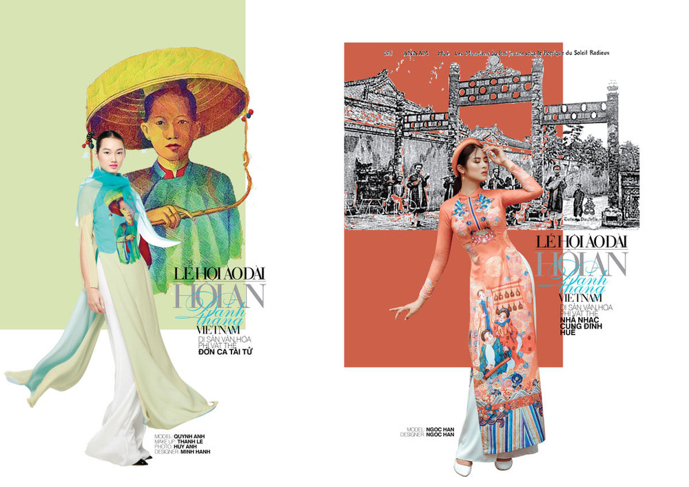 18 nhà thiết kế kể câu chuyện danh thắng Việt Nam trên tà áo dài