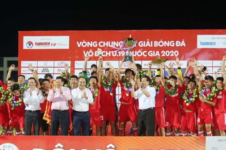 PVF đăng quang chức vô địch U.19 Quốc gia trên sân nhà