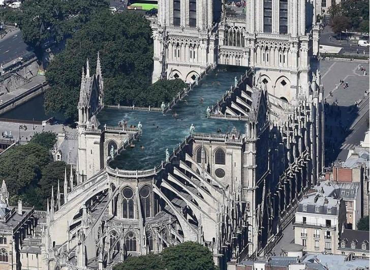 Những ý tưởng thiết kế 'điên rồ' trong việc phục dựng nhà thờ Đức Bà Paris