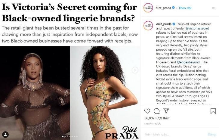 Victoria's Secret bị nghi đạo thiết kế của người da màu