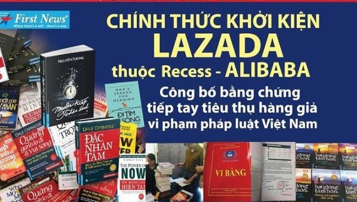 Vụ First News kiện Lazada lên báo Trung Quốc