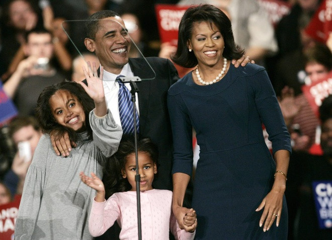 Chất Michelle - Chiến thắng ở Iowa củng cố niềm tin của bà Michelle Obama