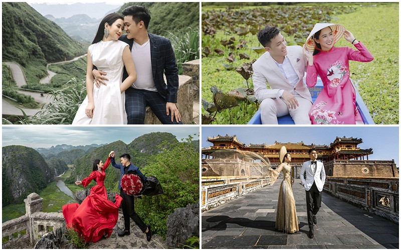 Cặp đôi 9X đi xuyên Việt chụp bộ ảnh cưới "để đời"
